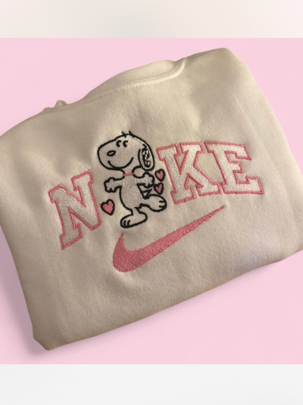 Nike Snoopy Embroidered Sweater
